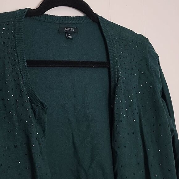 Forest green cardigan   - Picture 2 of 5